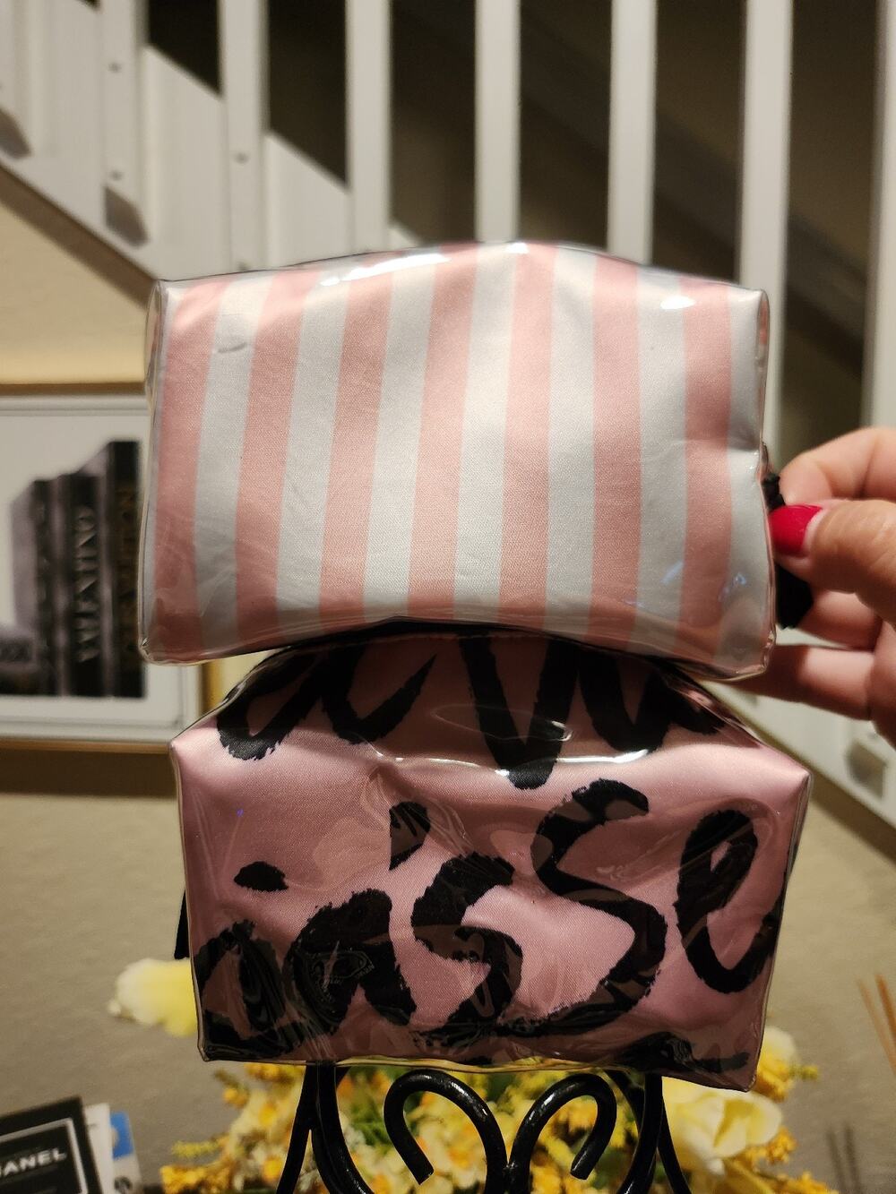 Victoria's Secret 2 cosmetic bags bundle